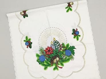 Obrus 100 x 50, kolor - Biały, stan - Bardzo dobry