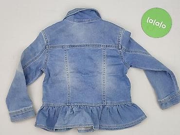 bluzki z motylem: Dziecięca kurtka jeansowa, 2-3 lat, 92-98 cm, F&F, stan - Bardzo dobry — 3