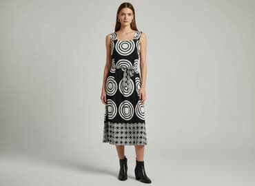 sukienki we wzory: Women`s dress, size S — 1