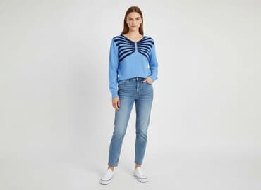 poliamid w swetrze: Sweter damski, rozmiar S — 5