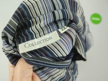 koszulka z długim rękawem w paski: Collection, Koszula damska, rozmiar 5XL — 4