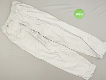 szare jeansy damskie stylizacje: Spodnie materiałowe damskie, rozmiar S — 2