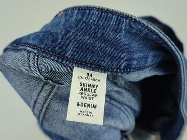krótkie dopasowane spodenki: H&M, Jeans for women, size XS (EU 34) — 4