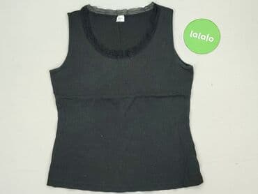 czarne prążkowane bluzki: Top damski, rozmiar M — 3