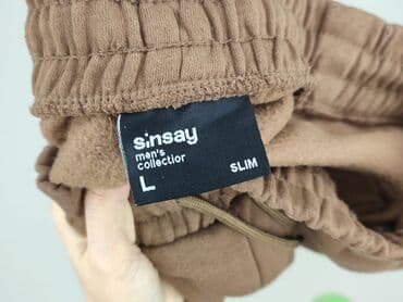 inpost ubrania: Sinsay, Spodnie dresowe dla mężczyzn, rozmiar L — 4