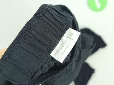 czarne spodnie jogger damskie: Infinity, Spodnie materiałowe damskie, rozmiar S — 5