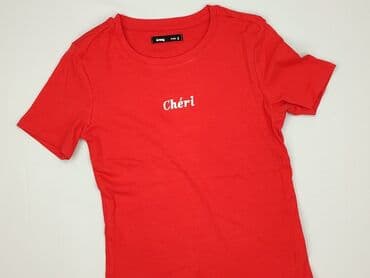 t shirty z czerwonem napisem: Sinsay, Women`s T-shirt, size S — 2