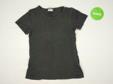 czarne t shirty damskie w serek: T-shirt damski, rozmiar M — 2