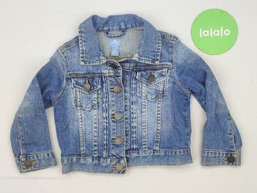 bluza szara pull and bear: Dziecięca kurtka jeansowa, 2-3 lat, 92-98 cm, Gap, stan - Bardzo dobry — 2