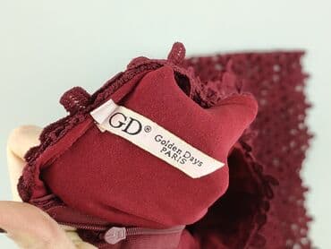 jakie rajstopy do bordowej sukienki: Golden Days, Sukienka damska, rozmiar S — 4