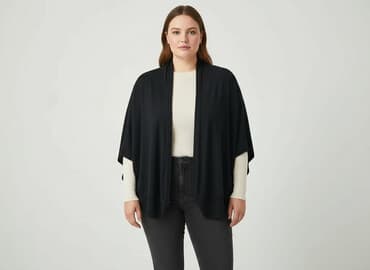 bluzki nietoperz plus size: F&F, Narzutka damska, rozmiar 4XL — 8