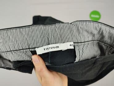 spodnie czarne tatuum: Tatuum, Spodnie materiałowe damskie, rozmiar L — 4