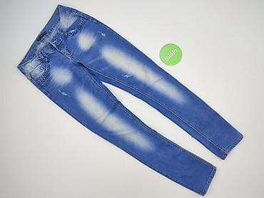 silver jeans spodnie: Jeansy damskie, rozmiar M — 2