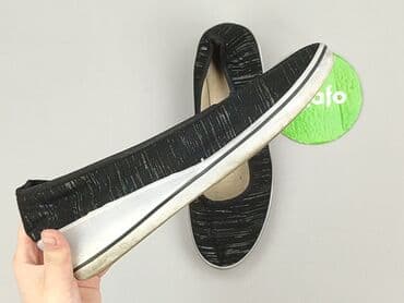 klapki louis vuitton czarne: Balerinki damskie, rozmiar 36 — 6