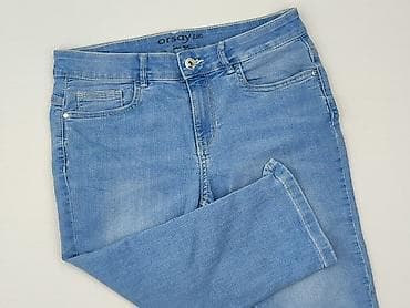 lenary jeansy: Orsay, Spodnie 3/4 damskie, rozmiar S — 1