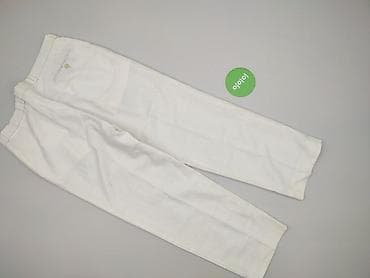 benetton len: Spodnie materiałowe damskie, rozmiar L — 3