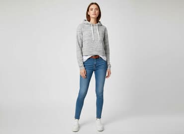 intersport bluzy damskie: Divided, Bluza z kapturem damska, rozmiar S — 7