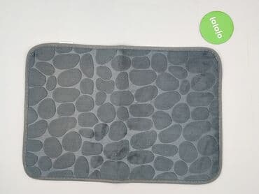Artykuły papiernicze: Dywanik łazienkowy – szary, wzór „otoczaki” - Materiał wierzchni — 2