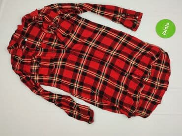 czerwona sukienka w krate: KappAhl, Tunika damska, M — 2