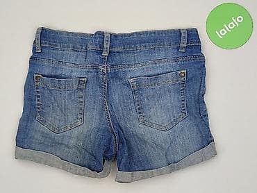 obcisłe dżinsy: F&F, Szorty damskie, rozmiar M — 3