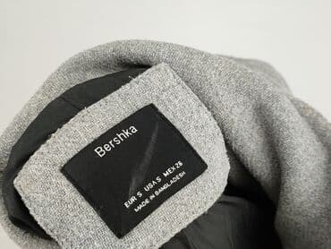 kurtka z owczej wełny: Bershka, Płaszcz damski, S — 4