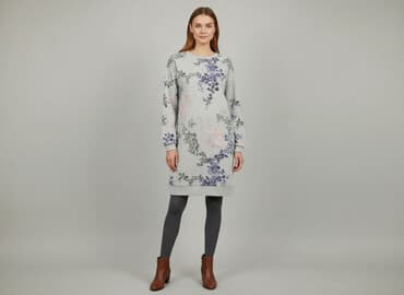 bluzka w kwiaty new yorker: Marks & Spencer, Sukienka damska, rozmiar L — 7