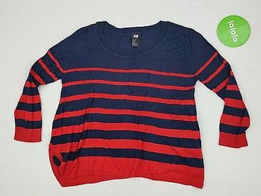 niebieski sweter hm: H&M, Sweter damski, rozmiar S — 3