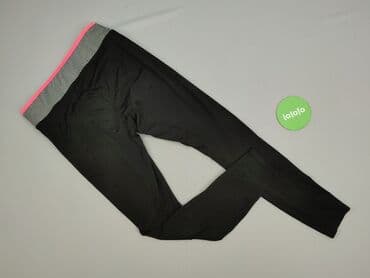 czarne legginsy sportowe z wysokim stanem: Legginsy Sportowe damskie, rozmiar S — 3