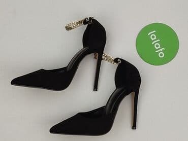 ccc sandały czarne na obcasie: Półbuty damskie, rozmiar 39 — 2