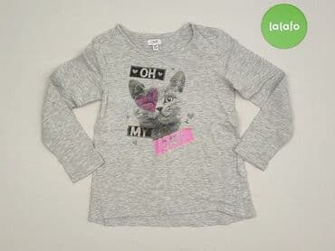cropp koszulka oversize: Blouse, Ovs, 7 years, 116-122 cm, condition - Very good — 2