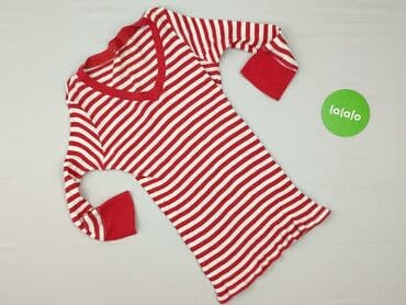 czerwona bluzka z dekoltem v: Bluzka damska, rozmiar S — 3