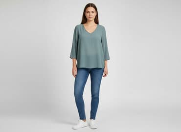 marynarka damska niebieska reserved: Object, Bluzka damska, rozmiar S — 7