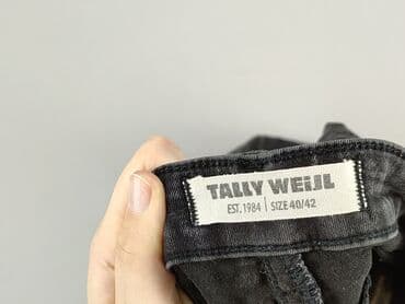 krótkie spodenki do grubych rajstop: Tally Weijl, Джинси жіночі, розмір L — 4