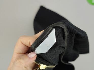 czarna sukienka z rozszerzanymi rękawami: Women`s dress, size S — 5