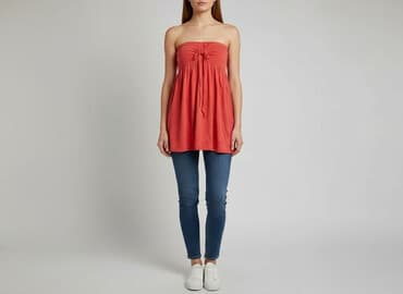 stroje kąpielowe dwuczęściowe ze spódniczką: Tunika damska, rozmiar S — 5