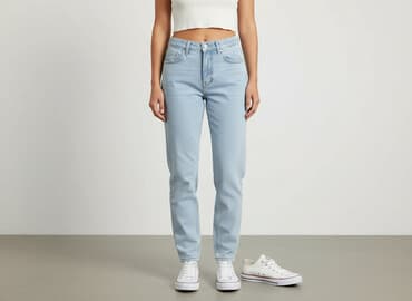 high waist mom fit jeans: Sinsay, Jeansy damskie, rozmiar S — 6