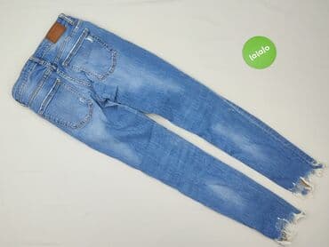 spodnie z poszarpanymi nogawkami zara: Jeansy damskie, rozmiar XS — 3