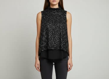 bluzka z kamieniami swarovskiego: Bluzka damska, rozmiar L — 1