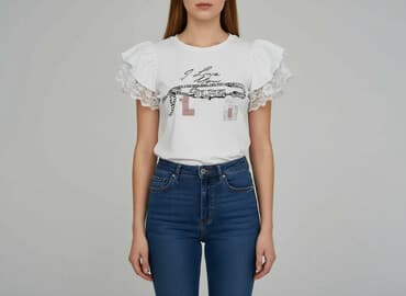 bluzki w paski z serduszkiem: Bluzka damska, rozmiar XS — 6