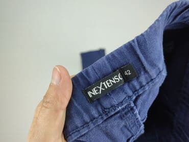 spodnie jeansy damskie klasyczne: Next, Spodnie materiałowe damskie, rozmiar XL — 4
