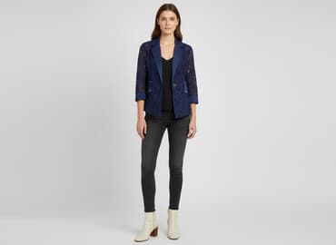 mohito marynarka niebieska: River Island Petite, Marynarka damska, rozmiar L — 7