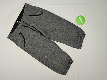 szare dresy h: H&M Sport, Spodnie 3/4 damskie, rozmiar M — 2