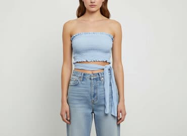 stroje kąpielowe dwuczęściowe wysokie majtki: Shein, Top damski, rozmiar XS — 6