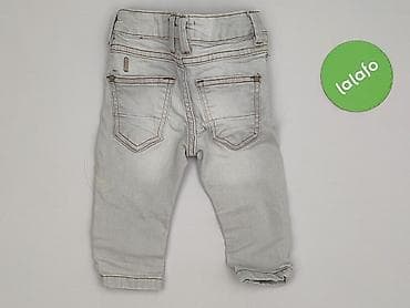 bomberki hm: Spodnie jeansowe, Reserved, 6-9 miesięcy, stan - Bardzo dobry — 3