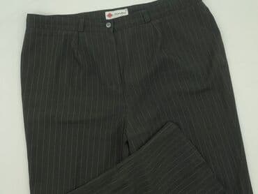 duże rozmiary ekskluzywne sukienki plus size: Joulie, Material trousers for women, size 5XL (EU 50) — 1