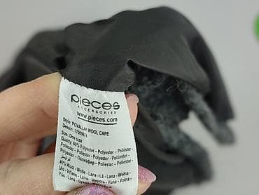 bpc sweter: Pieces, Ponczo damskie, rozmiar One size — 6