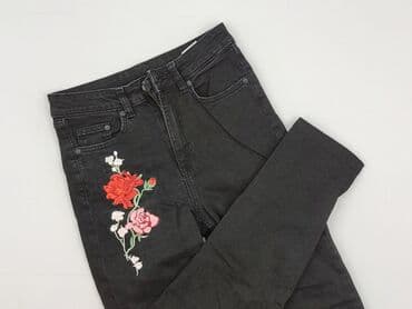 jeansy z haftami: H&M Divided, Jeansy damskie, rozmiar XS — 1