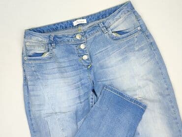 wide leg blue jeans: Jeansy damskie, rozmiar M — 1