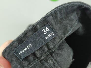 zara mom fit jeans black: Jeansy damskie, rozmiar XS — 4