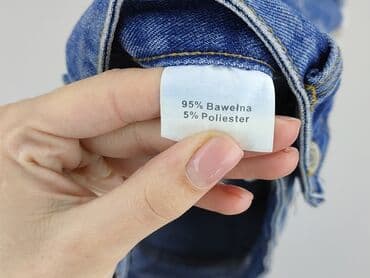 krótkie spodenki jeansowe damskie duże rozmiary: SZACHOWNICA, Szorty damskie, rozmiar XL — 5